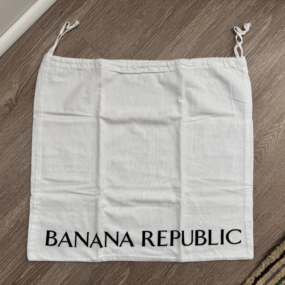 Banana Republic 20"w x 18"h Drawstring DUST BAG for Shoes/Handbags